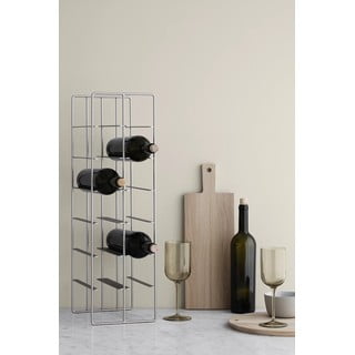 Portabottiglie in argento, 9 bottiglie - Blomus