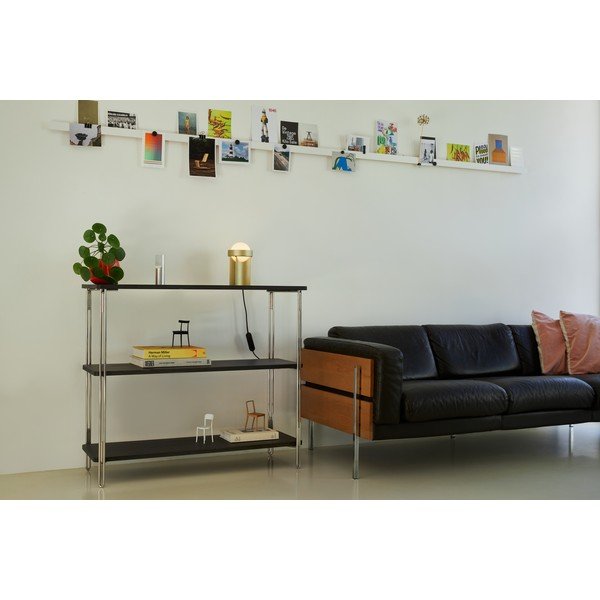 Lampada da tavolo dorata con intensità regolabile con paralume in vetro (altezza 22 cm) Loop – tala-image-1