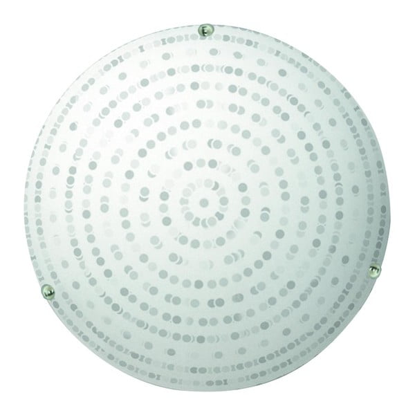 Lampada da soffitto bianca con paralume in vetro ø 30 cm Circle - Candellux Lighting