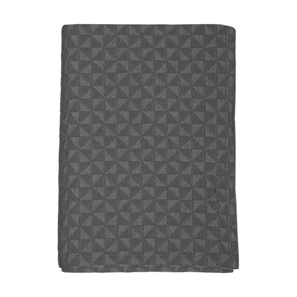 Copriletto matrimoniale grigio scuro 260x250 cm Butterfly - Mette Ditmer Denmark