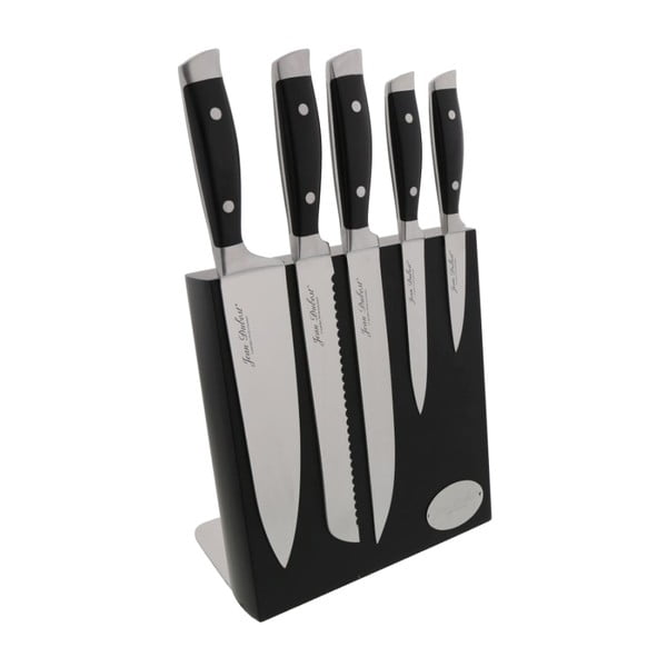Set di 5 coltelli in acciaio inox con blocco magnetico Massif - Jean Dubost