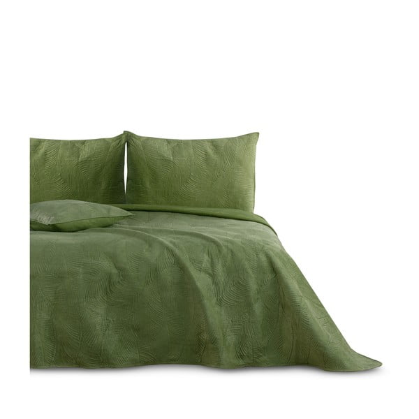 Copriletto verde per letto matrimoniale 240x260 cm Palsha - AmeliaHome