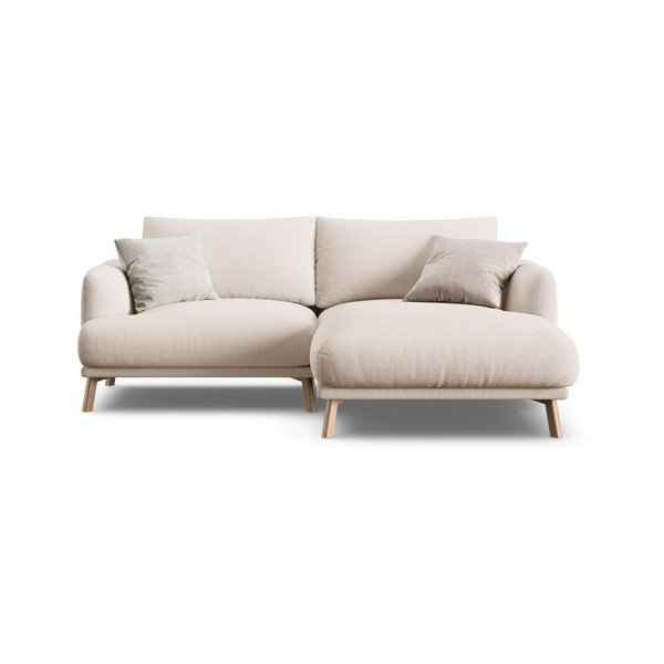 Divano angolare beige (con penisola a destra/con chaise lounge) Naomi – Micadoni -image-2