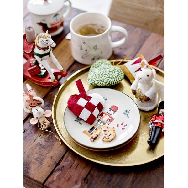 Set di piatti da dolce color crema in gres a tema natalizio 2 pz ø 16 cm Jolly – Bloomingville-image-1