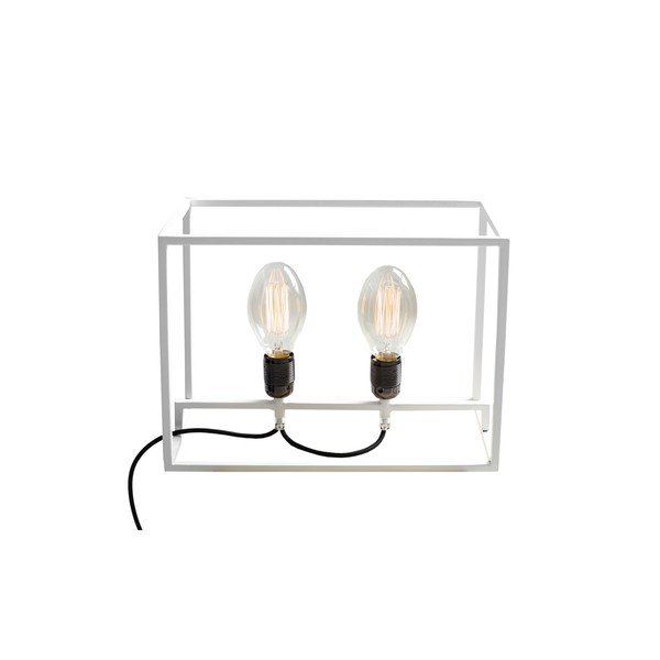 Lampada da tavolo bianca Modulo personalizzato Metric - CustomForm