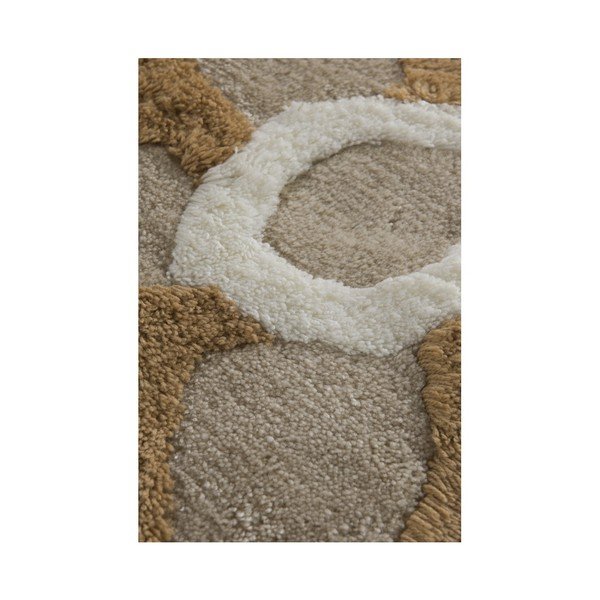 Set di 2 tappeti da bagno marrone e beige Karima Muna - Foutastic-image-2