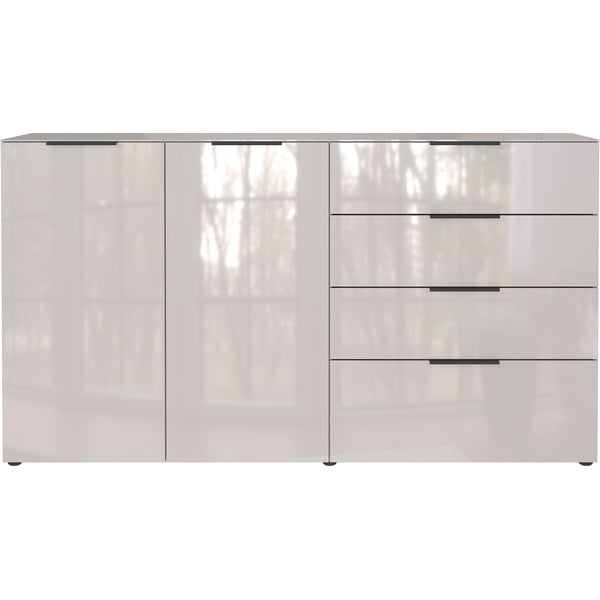 Cassettiera bassa color crema 184x102 cm Oakland - Germania