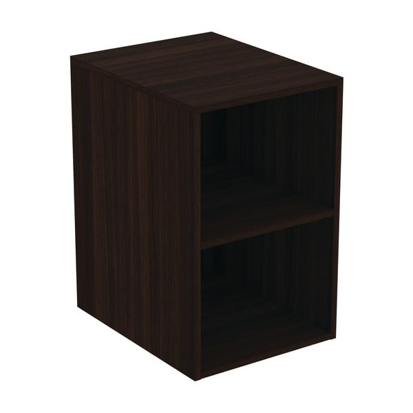 Mobile da bagno basso marrone scuro in rovere naturale a sospensione 40x63 cm i.Life B - Ideal Standard-image-1