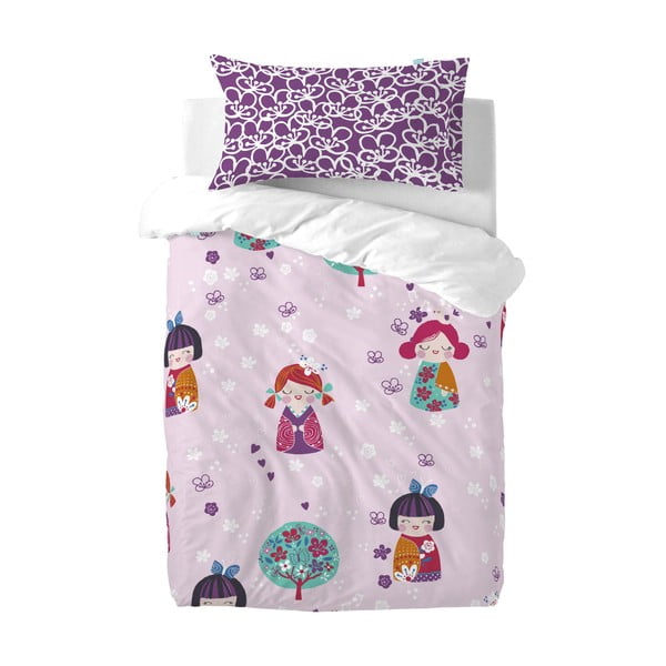 Biancheria da letto in cotone per bambini , 115 x 145 cm Cherry Blossom - Moshi Moshi