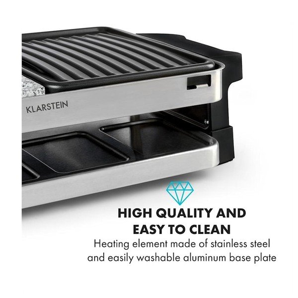 Griglia elettrica per raclette Sirloin - Klarstein-image-4