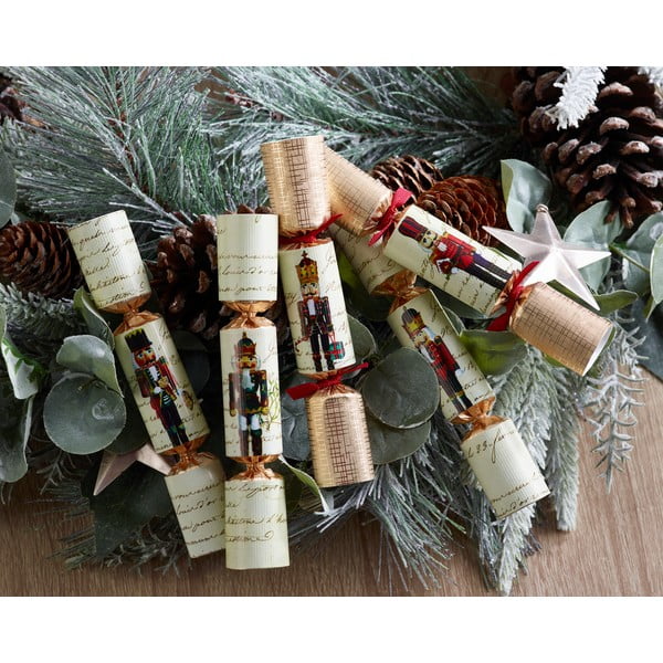 Set di cracker natalizi 8 pz Nutcracker – Robin Reed-image-1