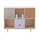 Libreria per bambini in legno massiccio pavlovnia in colore naturale 55x89,5 cm Calle - Bloomingville Mini