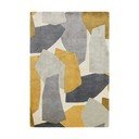 Tappeto in fibra riciclata tessuta a mano in giallo ocra e grigio 160x230 cm Romy - Asiatic Carpets