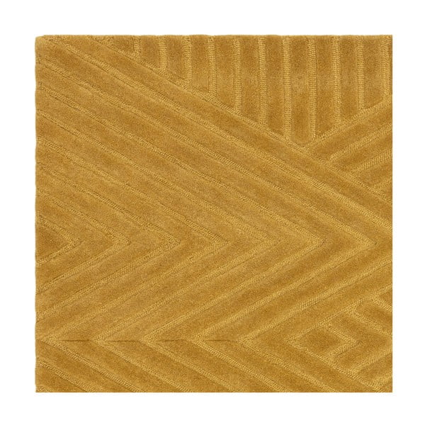 Tappeto di lana giallo ocra 160x230 cm Hague - Asiatic Carpets-image-3