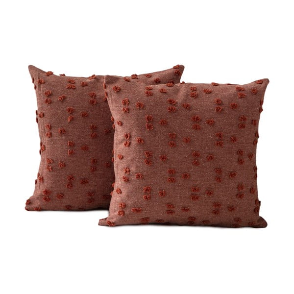 Federe decorative in set 2 pz 43x43 cm Tuffet – Mioli Decor