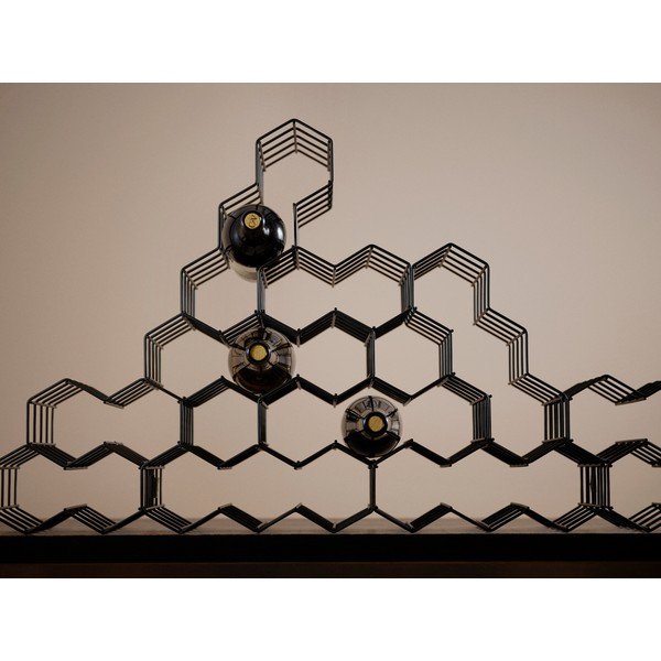 Portabottiglie in metallo numero di bottiglie 3 Rocks - Zone-image-1