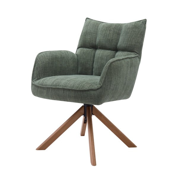 Set di sedie da pranzo verde in imbottito 2 pz Marilla – Unique Furniture