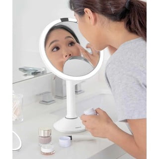 Specchio per make-up con illuminazione/con ingrandimento (5x) ø 20 cm Sensor Trio – simplehuman