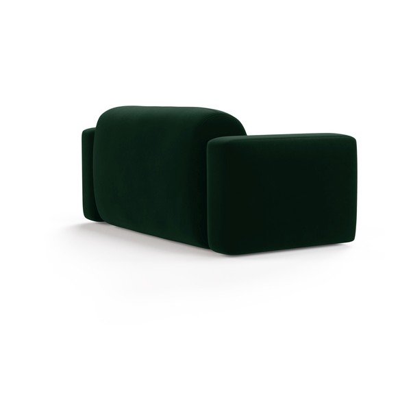 Divano verde scuro con rivestimento in velluto 180 cm Strino – Cosmopolitan Design-image-2