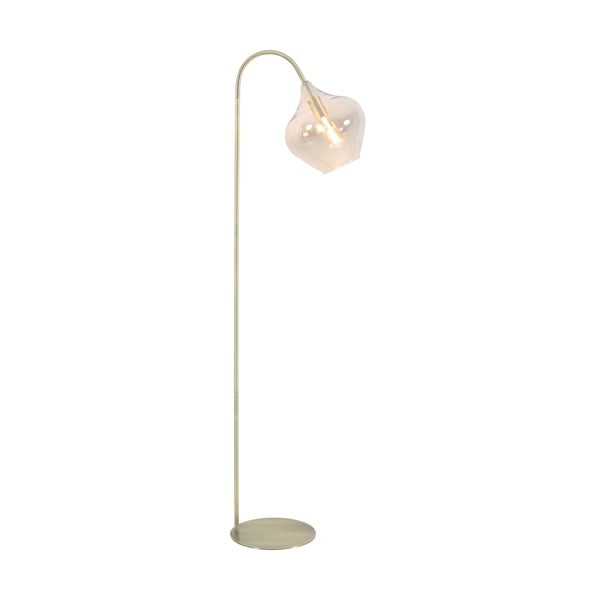 Lampada da terra color oro (altezza 160 cm) Rakel - Light & Living