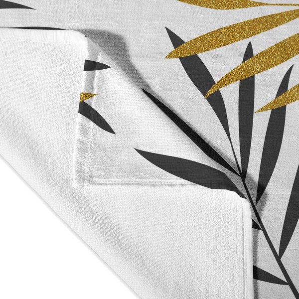 Telo da bagno 70x150 cm Foliage - Blanc-image-3