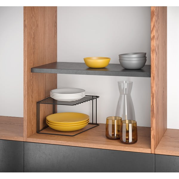 Ripiano aggiuntivo nero per mobile da cucina Lava Boxe - Metaltex-image-1