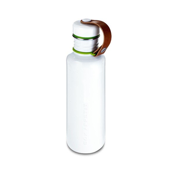 Bottiglia d'acqua bianca Black Blum Ridle, 750ml - Black + Blum