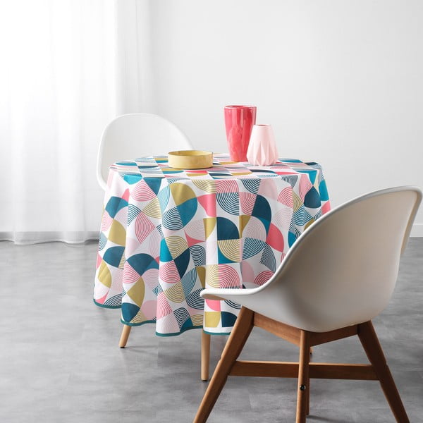 Tovaglia ø 180 cm Rythmo - douceur d'intérieur-image-1