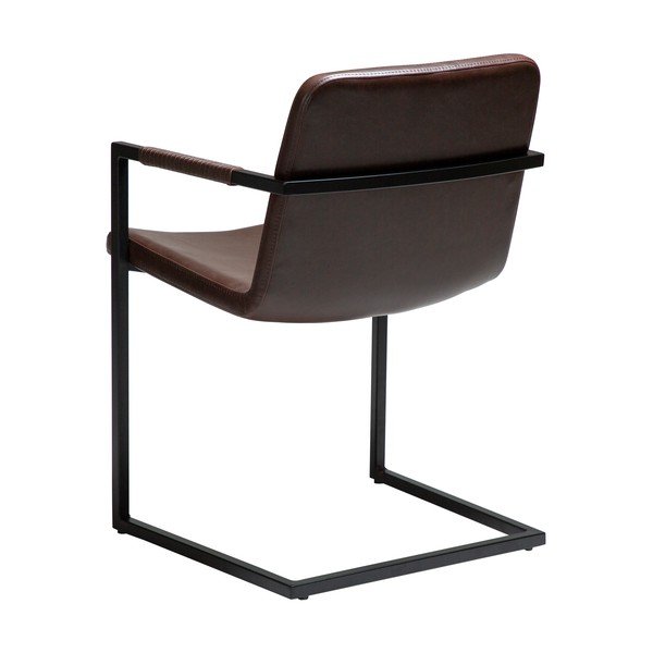 Sedia da pranzo marrone con braccioli Bounce – DAN-FORM Denmark-image-3