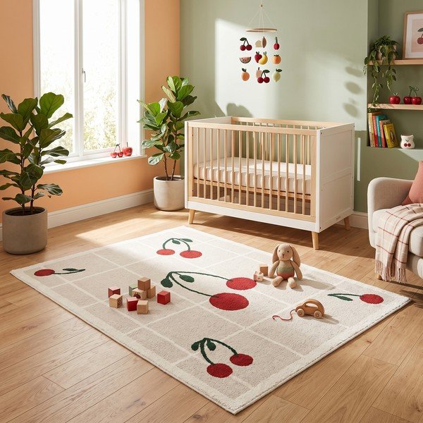 Tappeto beige per bambini 120x170 cm Cherry - ESTE-image-1
