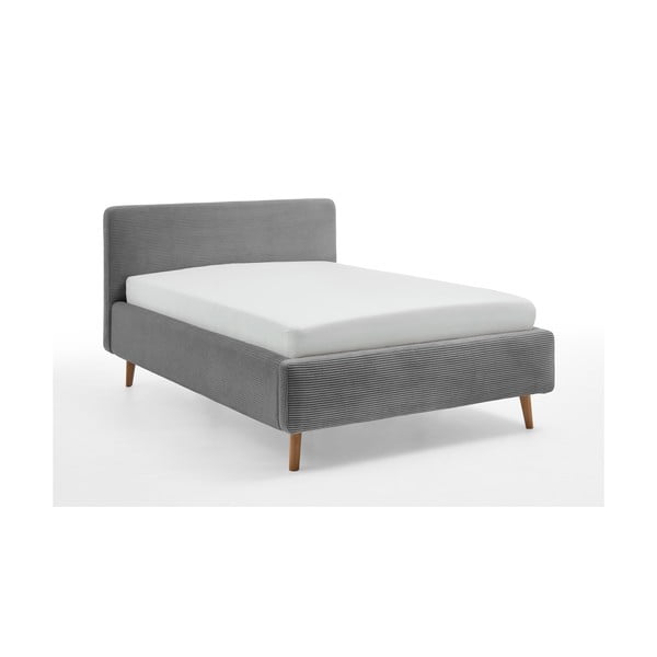 Letto singolo imbottito grigio rete non inclusa 120x200 cm Mattis – Meise Möbel