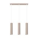 Lampadario grigio tortora in metallo Gleam – Sollux