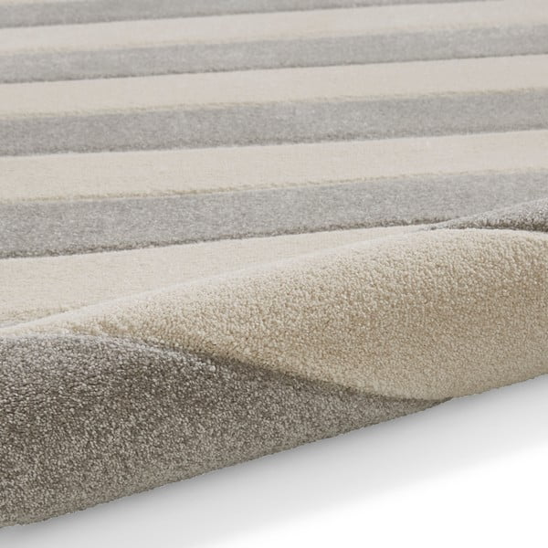 Tappeto in grigio chiaro 160x230 cm Cove Stripe – Catherine Lansfield-image-3