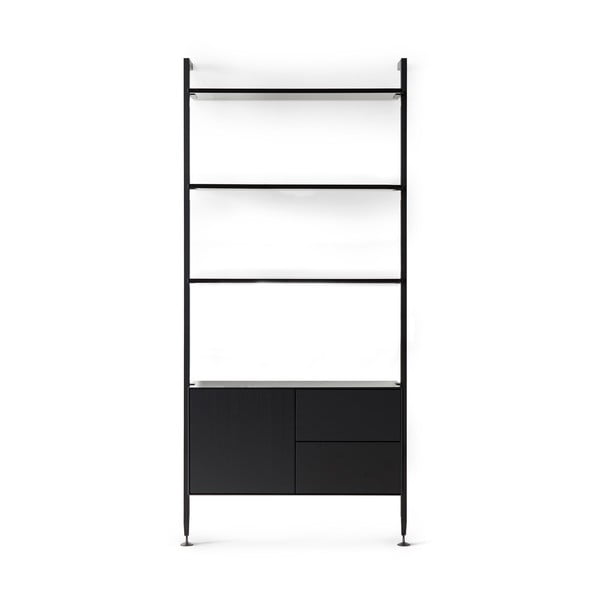 Libreria nera in rovere 94x210 cm Edge by Hammel - Hammel Furniture