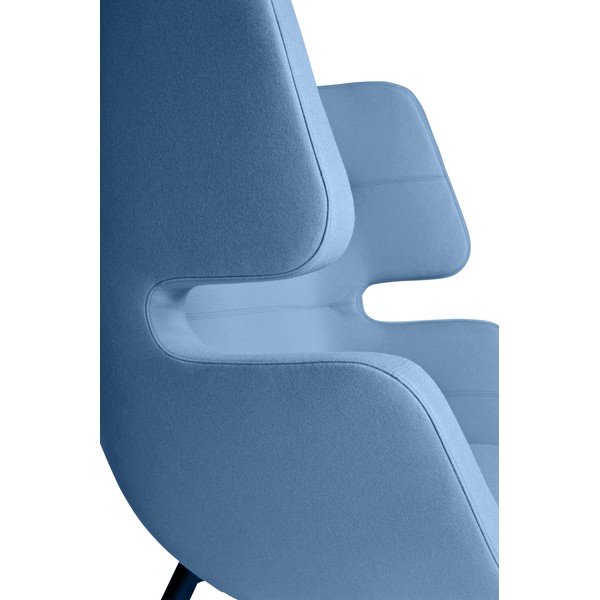 Poltrona azzurra Moai - Softline-image-3