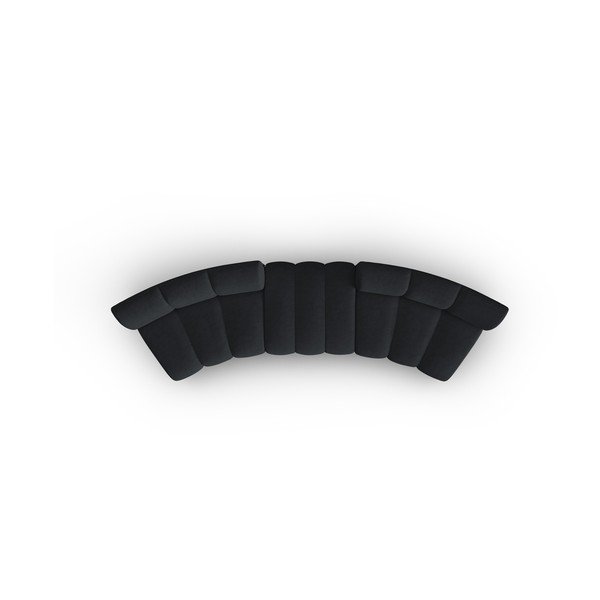 Divano nero 367 cm Lupine - Micadoni Home-image-4