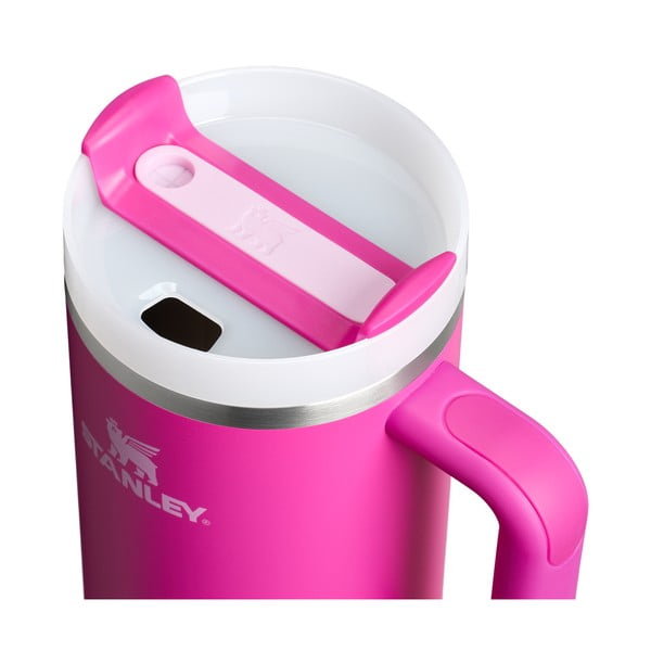 Borraccia termica rosa in acciaio inox 1,18 l Quencher H2.0 FlowState Tumbler Violet Blossom – Stanley-image-1