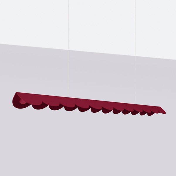 Lampadario LED burgundy in alluminio BISCUIT – Thoro-image-4