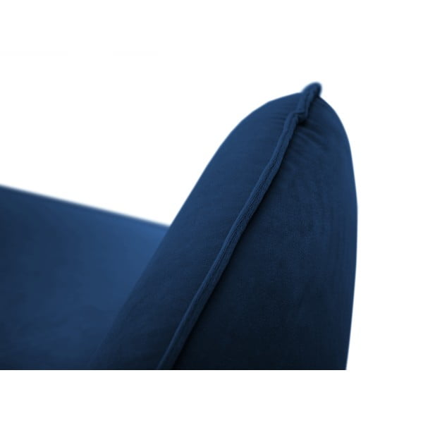 Divano in velluto blu 230 cm Vienna - Cosmopolitan Design-image-4