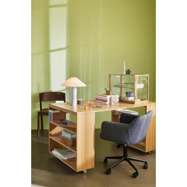 Vetrina colore naturale effetto rovere 60x42x32 cm Poetic - Hübsch-image-3