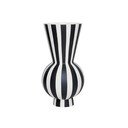 Vaso bianco/nero in gres fatto a mano (altezza totale 28 cm) Toppu – OYOY Living Design