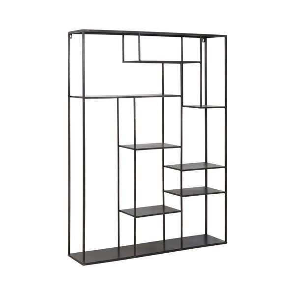 Scaffale metallico a castello nero Talara - Light & Living-image-2