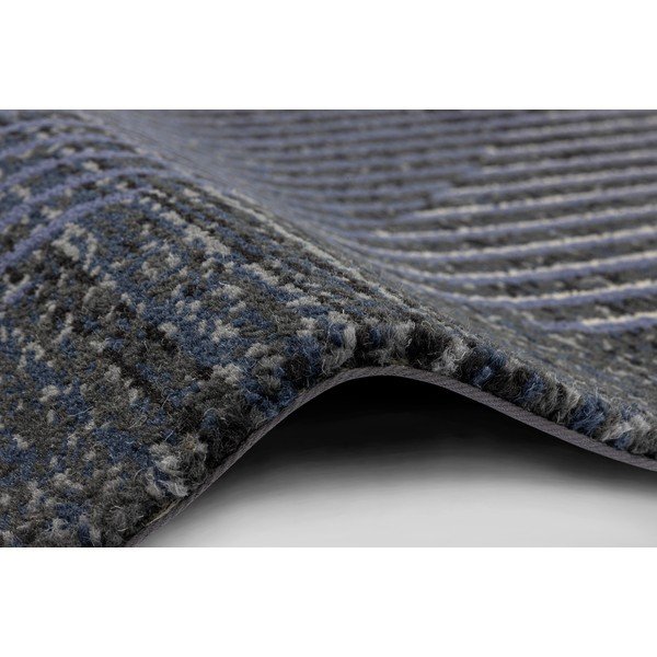 Tappeto in lana blu scuro 200x300 cm Shades - Agnella-image-2