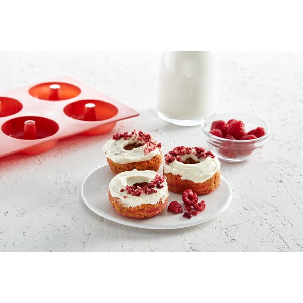 Stampo da forno in silicone adatto per donut 17,5x30,5 cm – Lékué-image-3