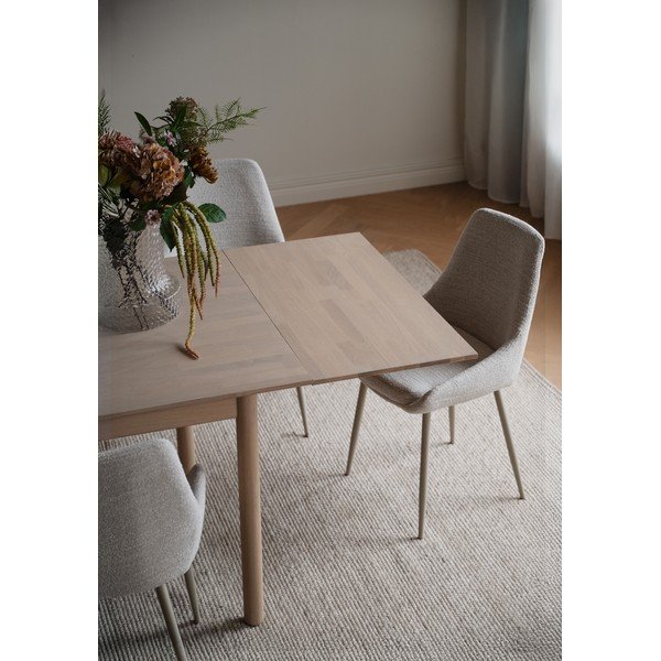 Piano d'appoggio aggiuntivo per tavolo da pranzo in rovere massiccio 90x45 cm Derrymore – Rowico-image-1