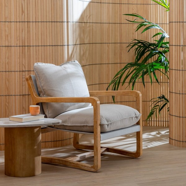 Poltrona beige - Ixia-image-1