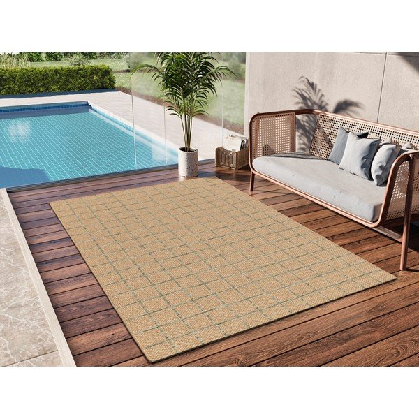 Tappeto da interno/esterno di colore naturale 160x230 cm Pergola – Universal-image-1