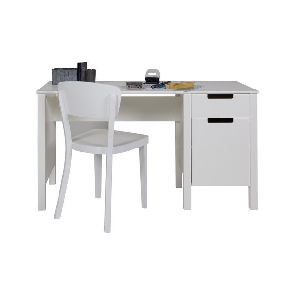 Tavolo da lavoro bianco Jade - WOOOD-image-2