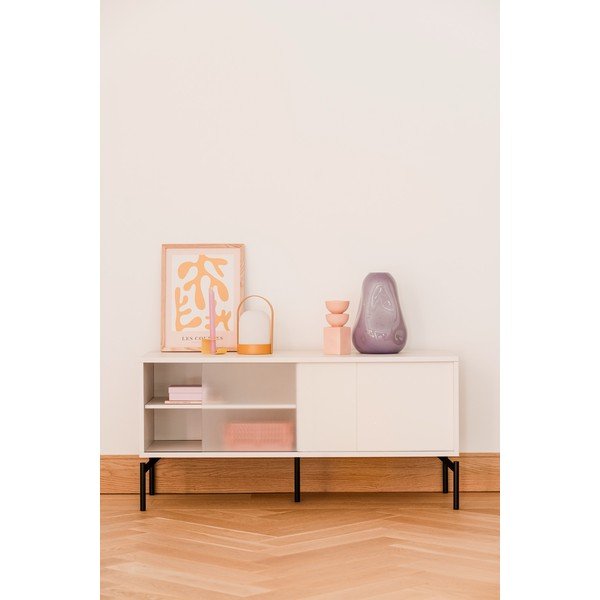 Mobile TV greige 116x55x42 cm Met Mini – noo.ma-image-1