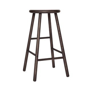 Sedia da bar colore naturale scuro in frassino massiccio (altezza della seduta 65 cm) Moto – OYOY Living Design